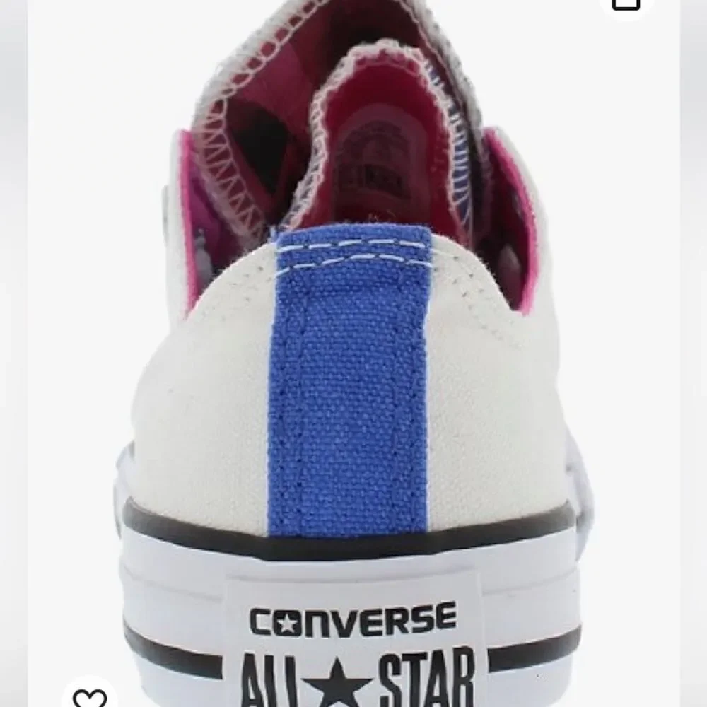 Converse All Star CTAS Double Tongue White/purple  Sneakers